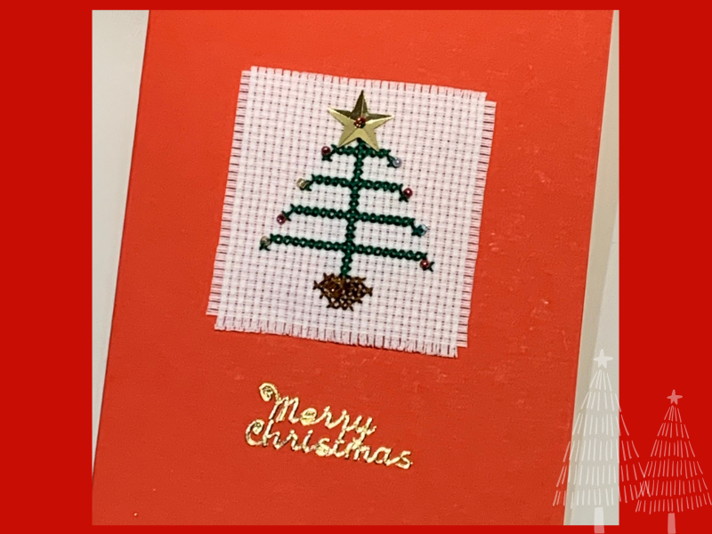 Cross Stitch Christmas Card Workshop